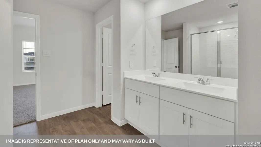 Furnished interior view inside a new home in Whisper South, San Marcos (Image 4).