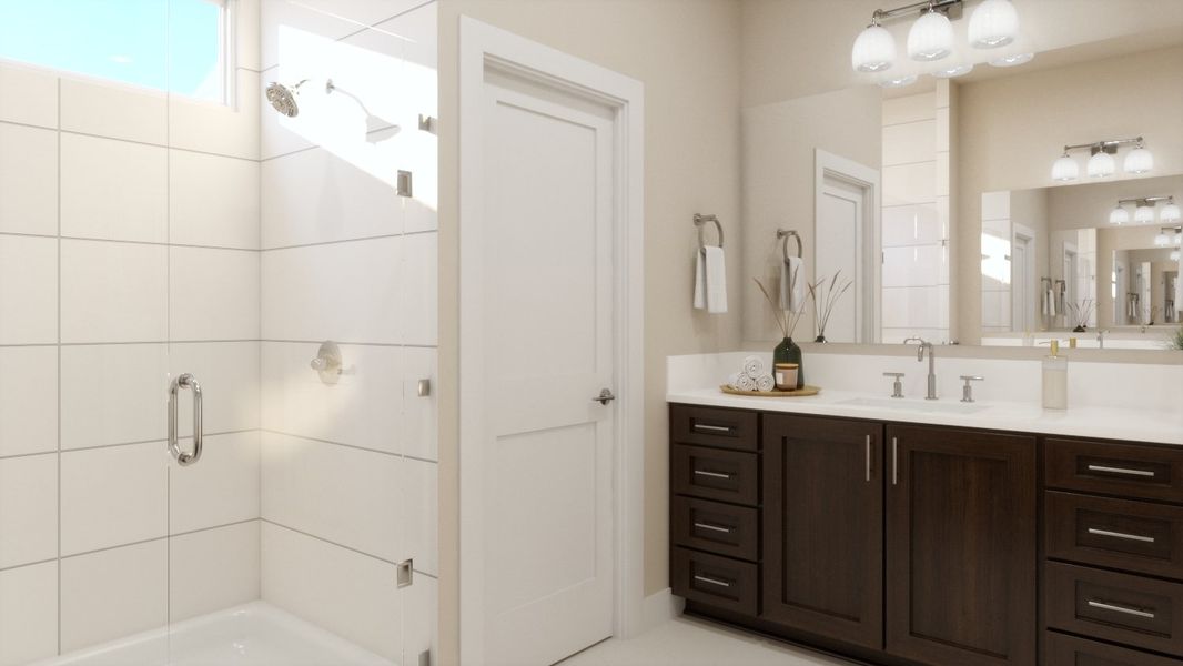 Representative furnished interior of a home built from the 4017 by Risewell Homes in Bluff Haven, Georgetown (Image 14).
