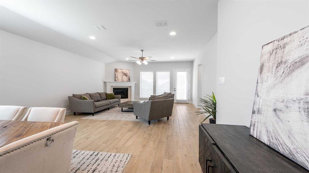 Furnished interior view inside a new home in Ventana, Fort Worth (Image 5).