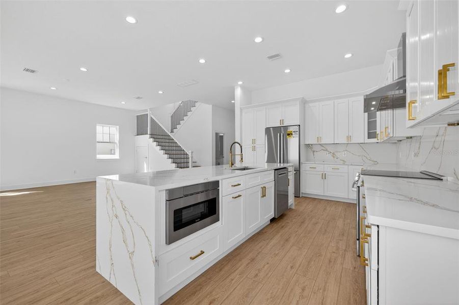 Furnished interior view inside a new home in , St. Petersburg (Image 9).