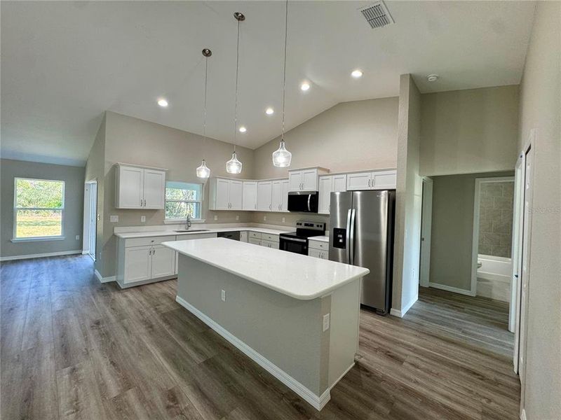 Furnished interior view inside a new home in , Dunnellon (Image 5).