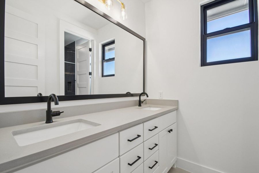 Furnished interior view inside a new home in Milky Way at River Place, Austin (Image 10).