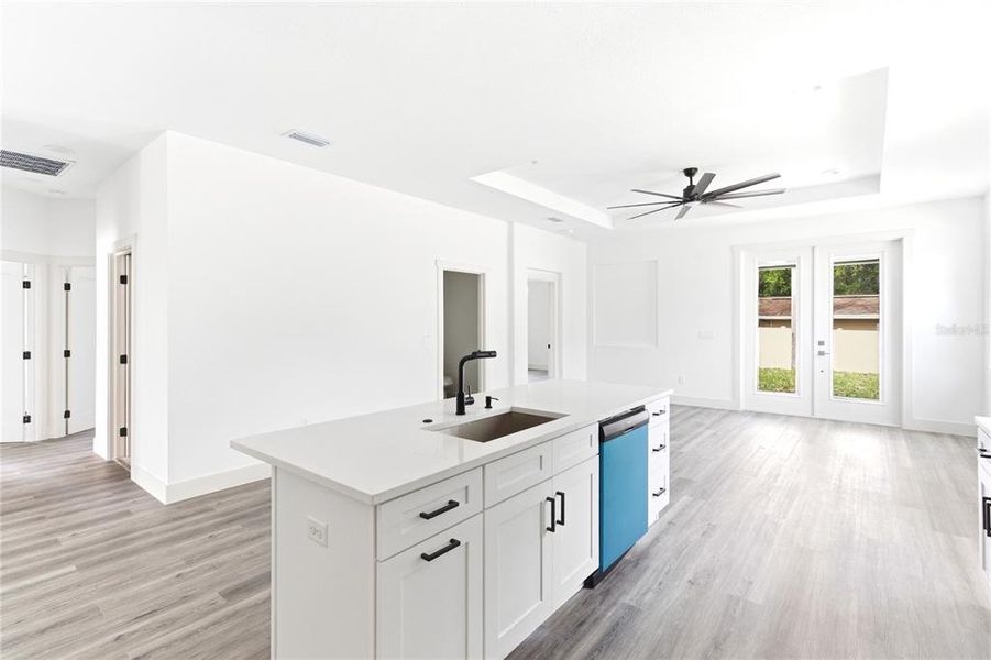 Furnished interior view inside a new home in , Tampa (Image 8). Furnished interior view inside a new home in , Tampa (Image 8).