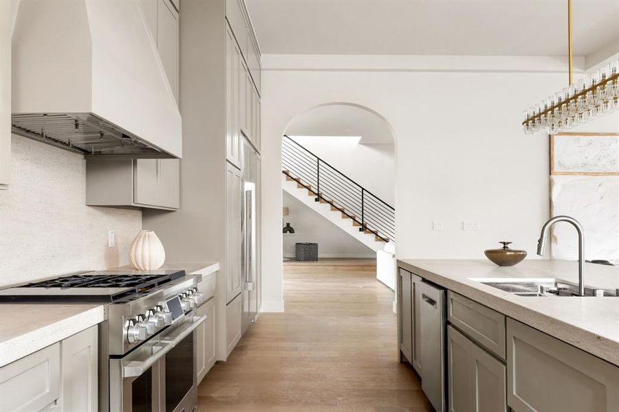 Furnished interior view inside a new home in , Dallas (Image 23). Furnished interior view inside a new home in , Dallas (Image 23).