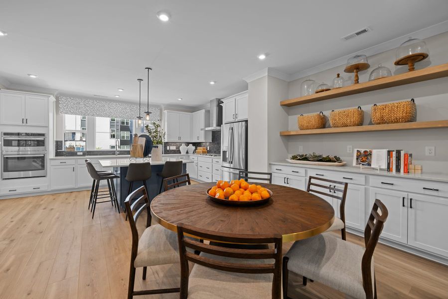 Representative furnished interior of a home built from the Lexington by Tri Pointe Homes in Elm Park, Raleigh (Image 9).