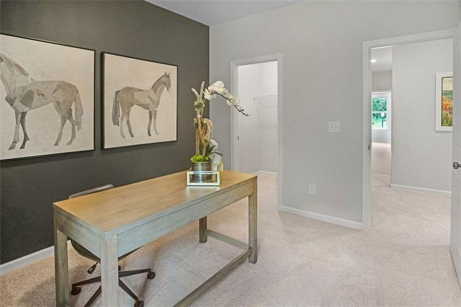 Furnished interior view inside a new home in Fuller Station, Loganville (Image 16).