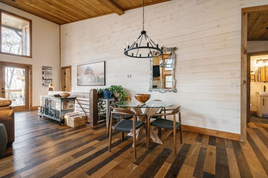 Furnished interior view inside a new home in , Mineral Bluff (Image 4).