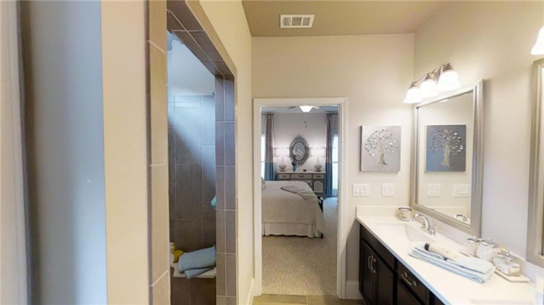 Furnished interior view inside a new home in , Gainesville (Image 8).