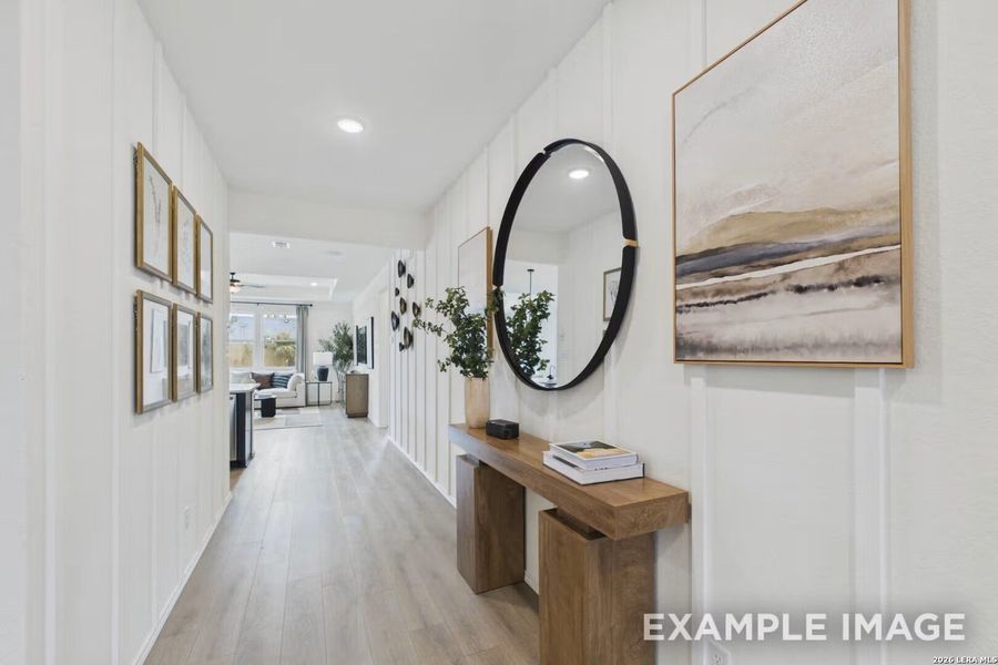 Furnished interior view inside a new home in Morgan Meadows, San Antonio (Image 23).