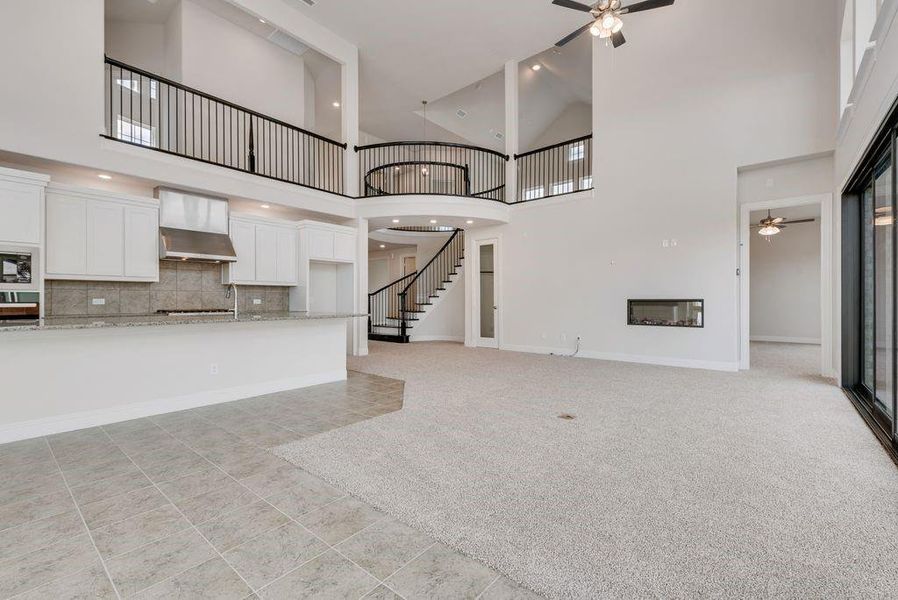 Furnished interior view inside a new home in Cedar Ridge Estates, Grand Prairie (Image 10). Furnished interior view inside a new home in Cedar Ridge Estates, Grand Prairie (Image 10).
