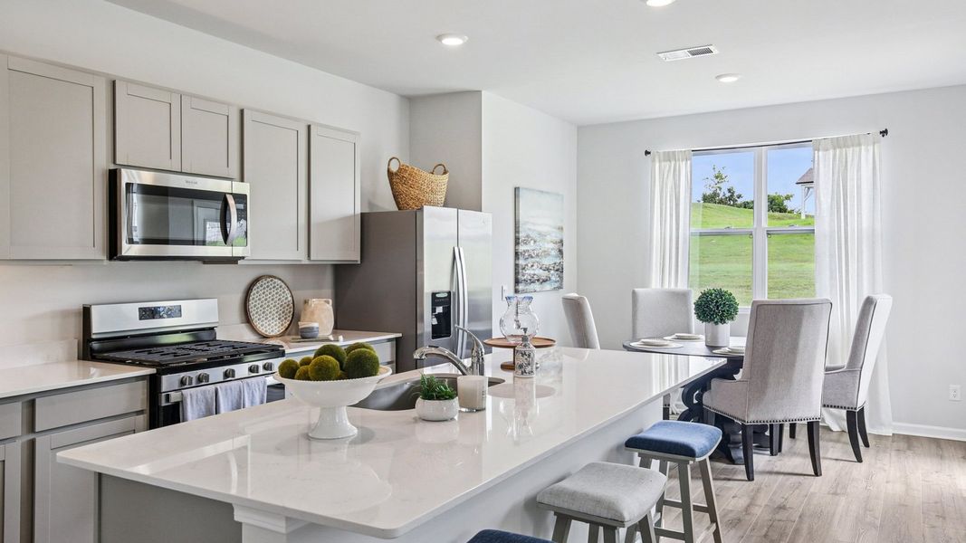 Furnished interior view inside a new home in The Parks, White House (Image 13).