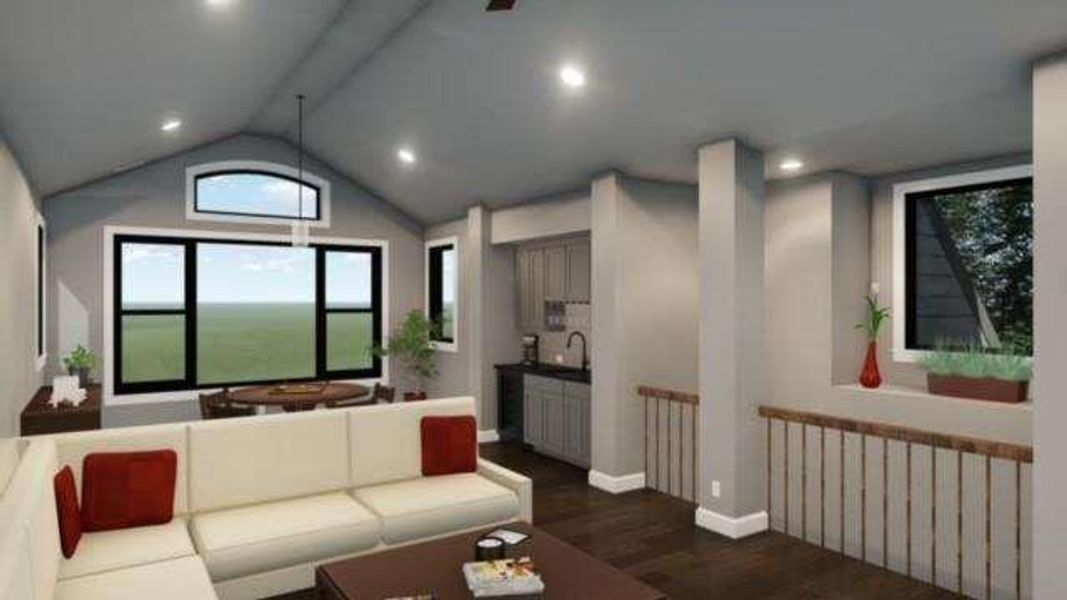 Furnished interior view inside a new home in , Gainesville (Image 4).