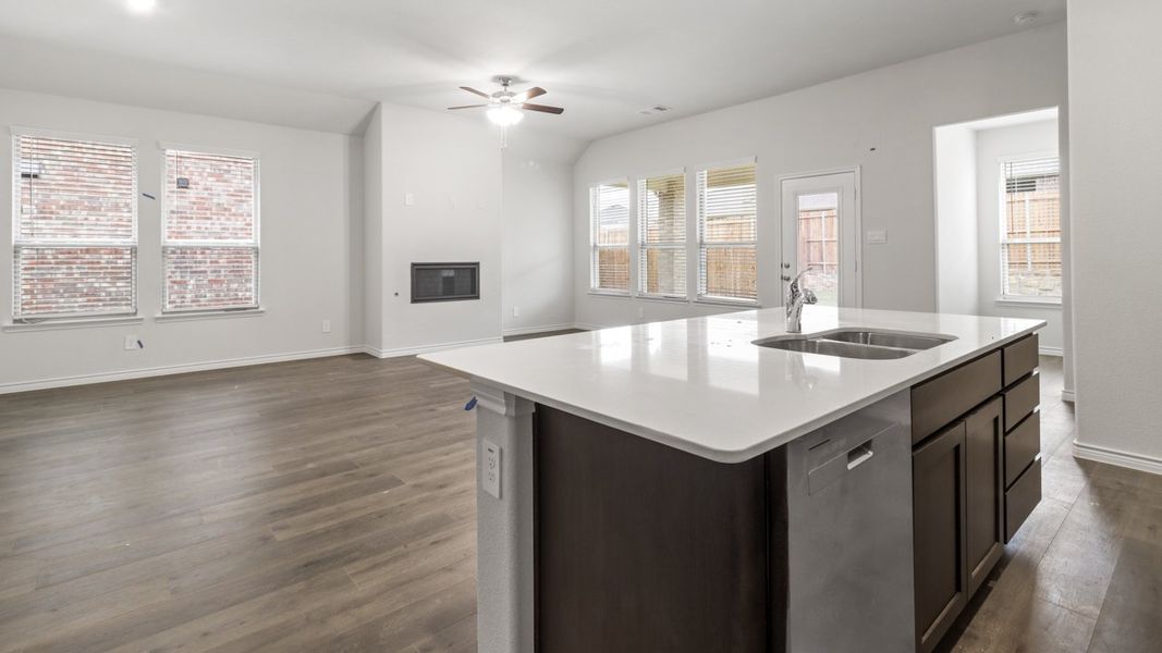 Furnished interior view inside a new home in Madera, Royse City (Image 6).