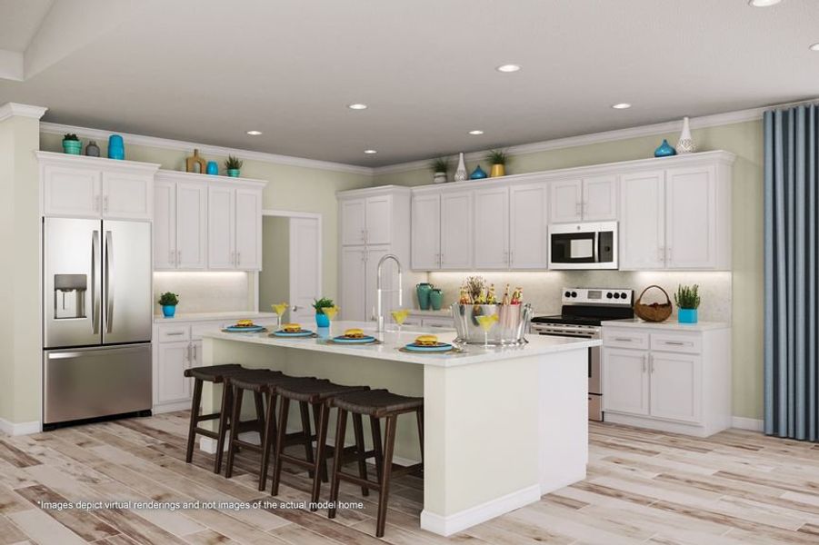 Representative furnished interior of a home built from the St. Bart by Minto Communities in Latitude Margaritaville Hilton Head, Hardeeville (Image 6). Representative furnished interior of a home built from the St. Bart by Minto Communities in Latitude Margaritaville Hilton Head, Hardeeville (Image 6).