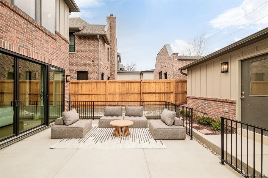 Exterior details and patio area of a home in , Denver (Image 3). Exterior details and patio area of a home in , Denver (Image 3).