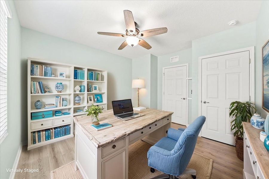 Virtual Staged Bedroom