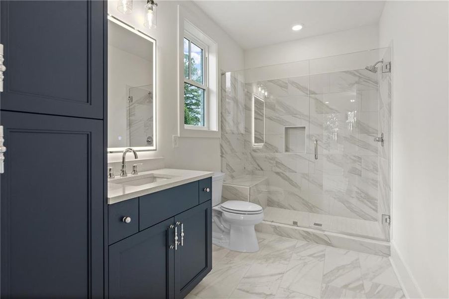 Furnished interior view inside a new home in Park Walke, Alpharetta (Image 9).