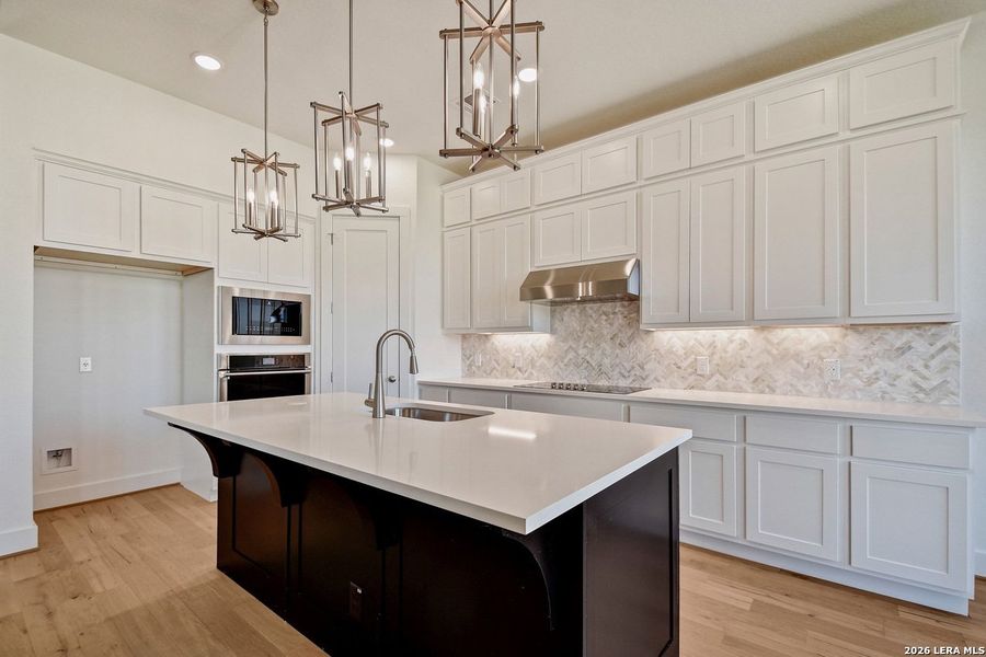 Furnished interior view inside a new home in Alsatian Oaks, Castroville (Image 9).
