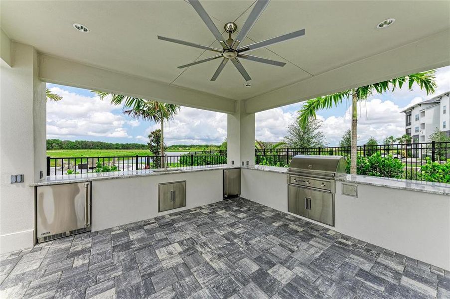 Exterior details and patio area of a home in Watercolor Place, Bradenton (Image 31). Exterior details and patio area of a home in Watercolor Place, Bradenton (Image 31).