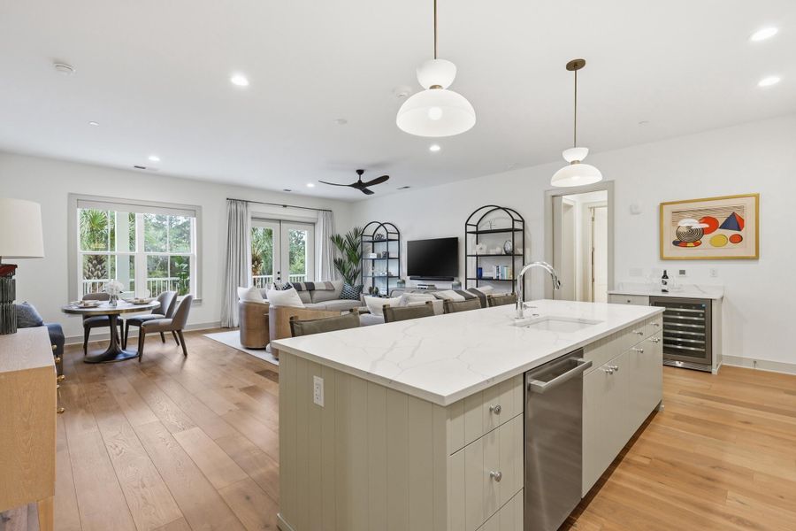 Furnished interior view inside a new home in , Charleston (Image 17).