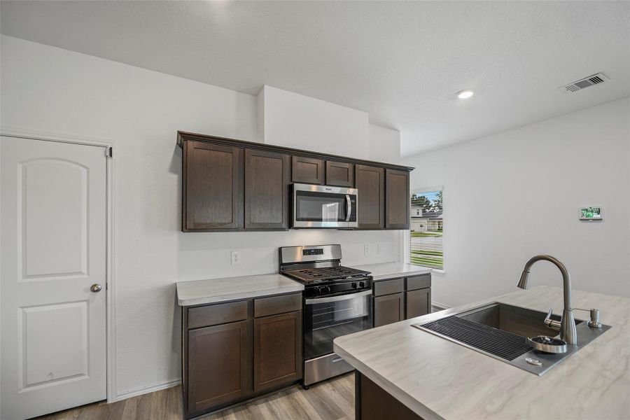 Furnished interior view inside a new home in , Houston (Image 10). Furnished interior view inside a new home in , Houston (Image 10).