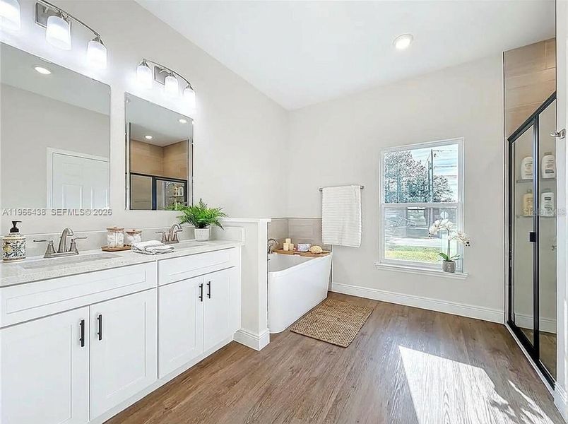 Furnished interior view inside a new home in , Citrus Springs (Image 15).