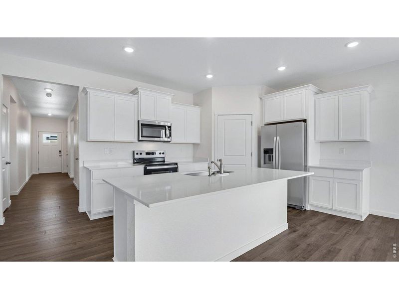 Furnished interior view inside a new home in Vista Meadows, Fort Lupton (Image 4).