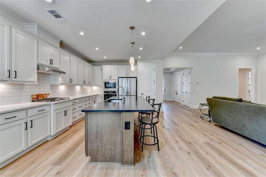 Furnished interior view inside a new home in , Hoschton (Image 16).