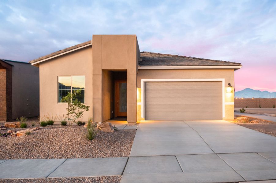 Westbridge Ginger Model - Desert Modern Elevation