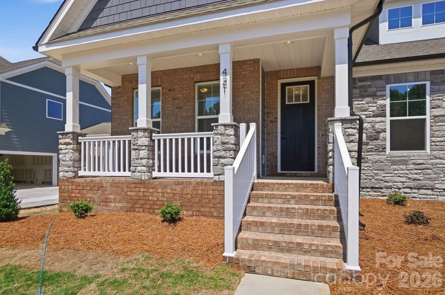 Exterior details and patio area of a home in Waterford Commons, Rock Hill (Image 3).