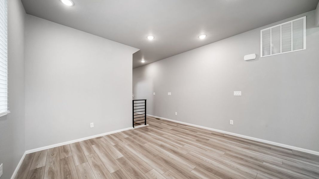 Spacious, unfurnished interior of a new home in Reunion, Commerce City (Image 21). Spacious, unfurnished interior of a new home in Reunion, Commerce City (Image 21).