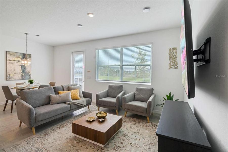 Furnished interior view inside a new home in , Davenport (Image 7). Furnished interior view inside a new home in , Davenport (Image 7).