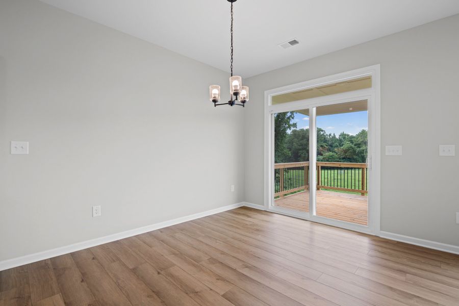Representative unfurnished interior of a home built from the Edenton by Fischer Homes in Easton Park, Dallas (Image 22).