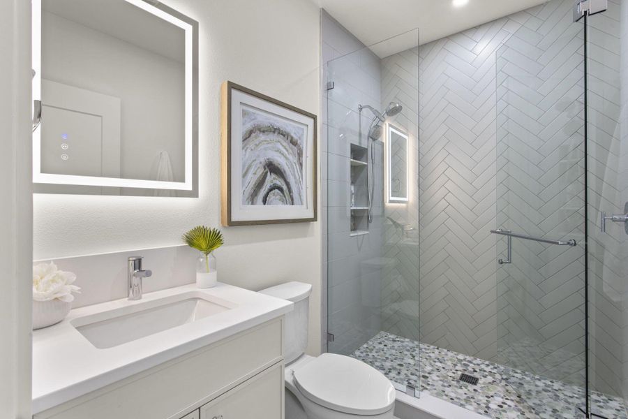 Furnished interior view inside a new home in , Tierra Verde (Image 20).