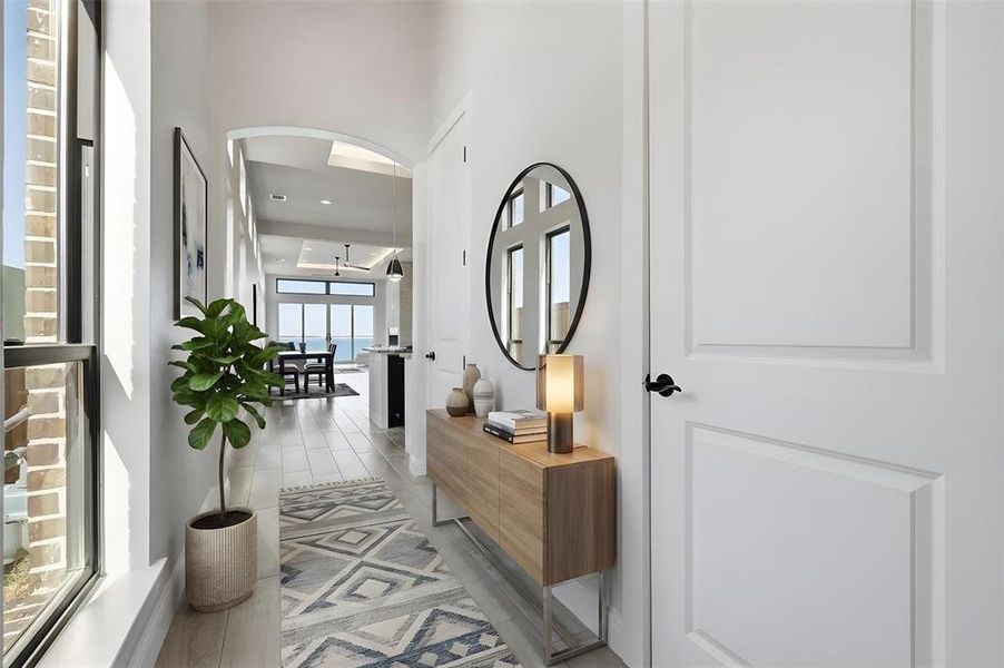 Furnished interior view inside a new home in , Forney (Image 10).