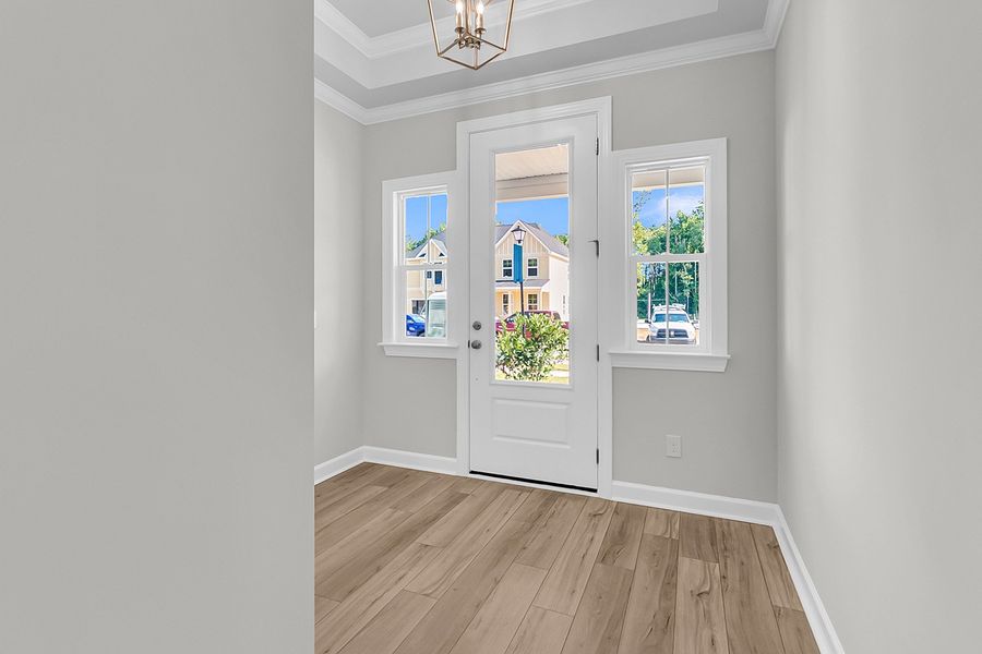 Spacious, unfurnished interior of a new home in Pineland Preserve, Summerville (Image 24). Spacious, unfurnished interior of a new home in Pineland Preserve, Summerville (Image 24).