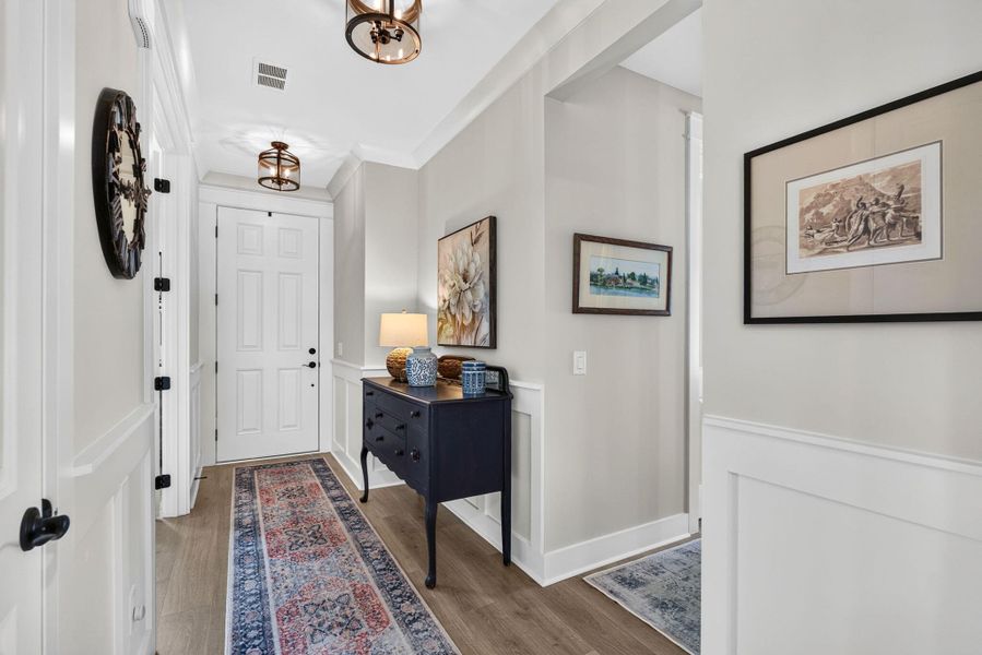 Furnished interior view inside a new home in K. Hovnanian's® Four Seasons at Lakes of Cane Bay, Summerville (Image 4).