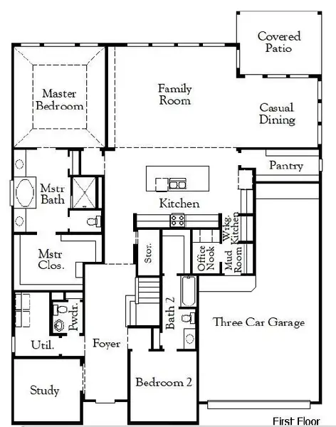 1st Floorplan - Representative Photo