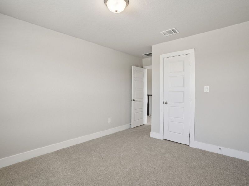 Secondary Bedroom in the San Jacinto floorplan at a Meritage Homes community. Secondary Bedroom in the San Jacinto floorplan at a Meritage Homes community.