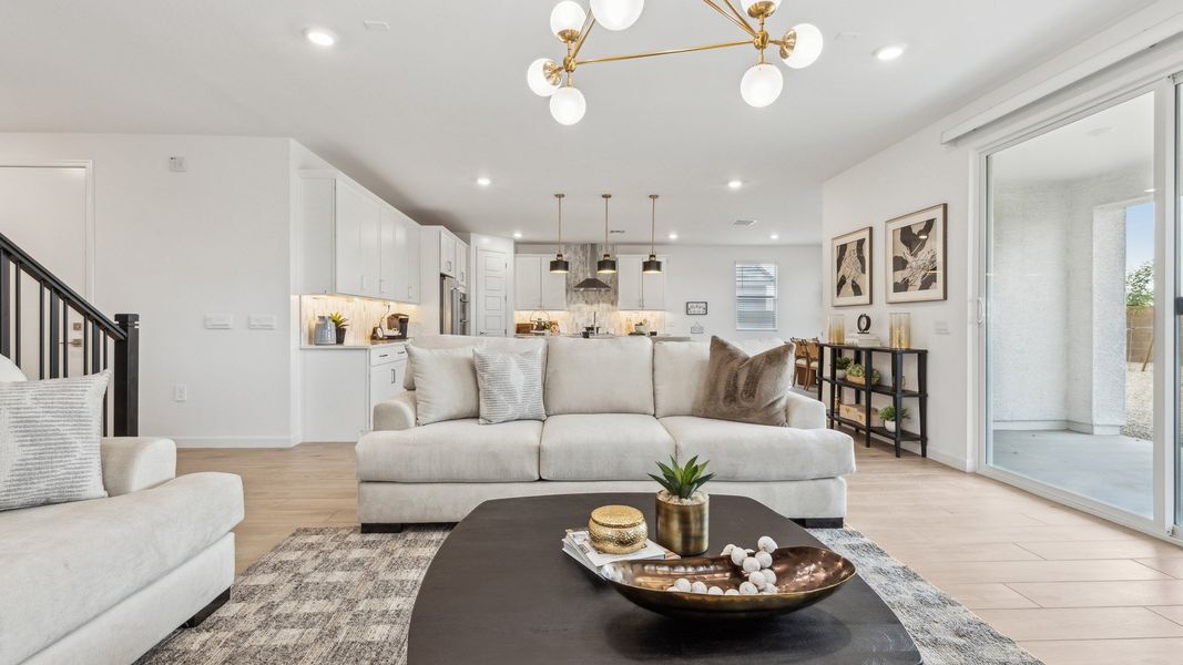 Representative furnished interior of a home built from the Miraval by D.R. Horton in The Ridge at Stone Butte, Phoenix (Image 16).