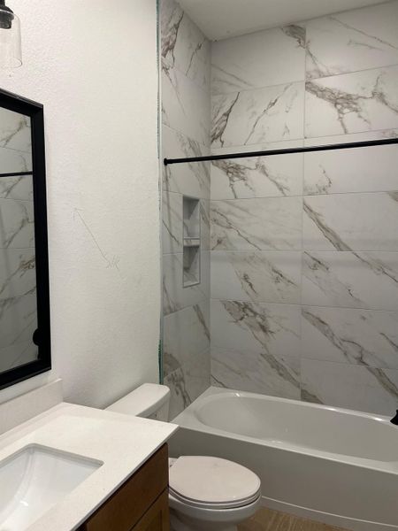 Furnished interior view inside a new home in Wood Leaf Reserve, Tomball (Image 21).