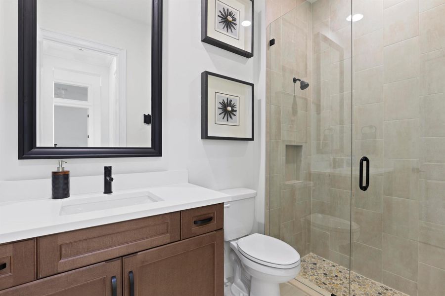 Furnished interior view inside a new home in , Westlake (Image 9).