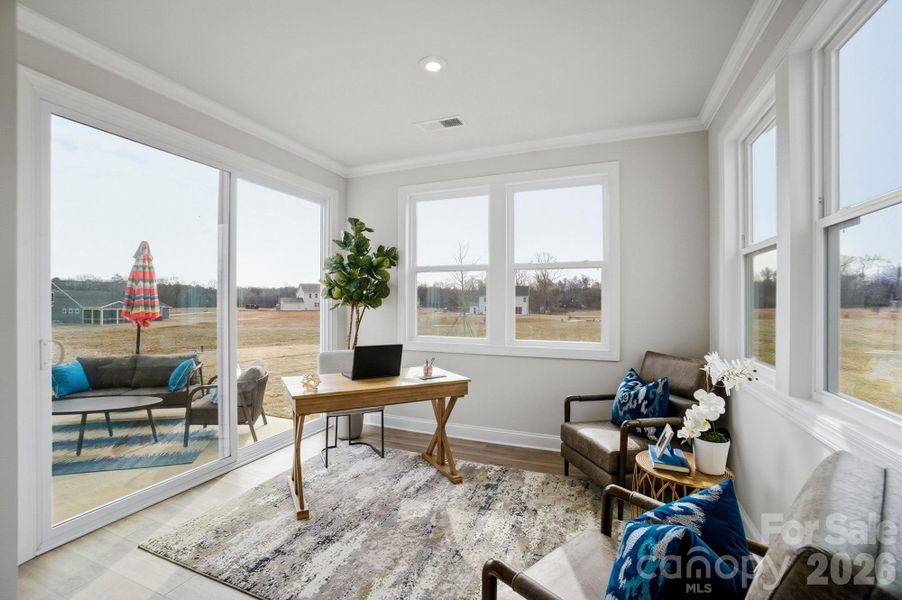 Furnished interior view inside a new home in Blair Place, Monroe (Image 11).