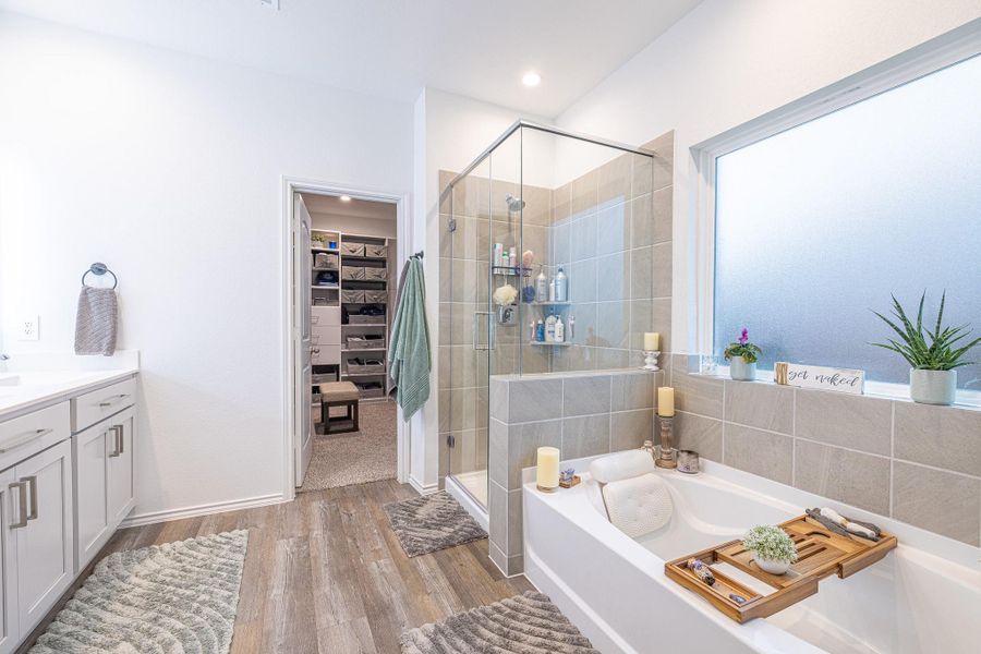 Furnished interior view inside a new home in River Ranch Meadows, Dayton (Image 47). Furnished interior view inside a new home in River Ranch Meadows, Dayton (Image 47).