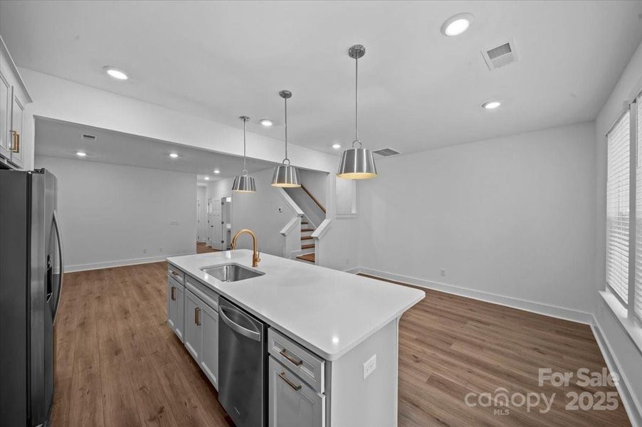 Furnished interior view inside a new home in Clayton Crossing, Arden (Image 9). Furnished interior view inside a new home in Clayton Crossing, Arden (Image 9).