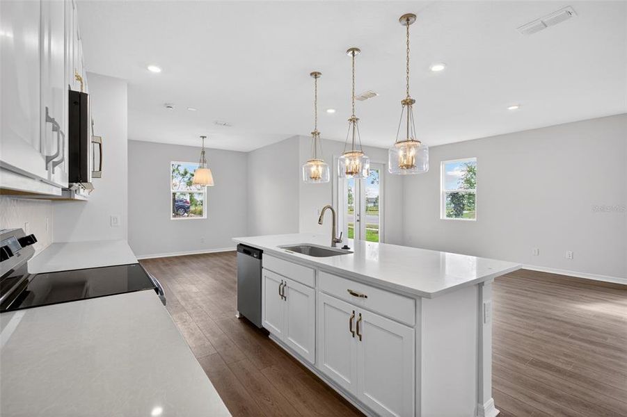 Furnished interior view inside a new home in Sunbrooke, St. Cloud (Image 12).