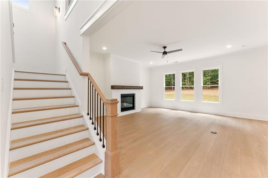Spacious, unfurnished interior of a new home in The Reserve at Knollwood, Canton (Image 37).