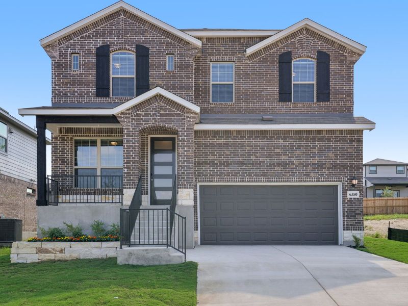 Front elevation C of a San Jacinto in a Meritage Homes community. Front elevation C of a San Jacinto in a Meritage Homes community.