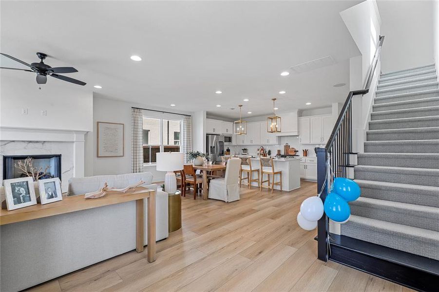 Furnished interior view inside a new home in Karis, Crowley (Image 5).