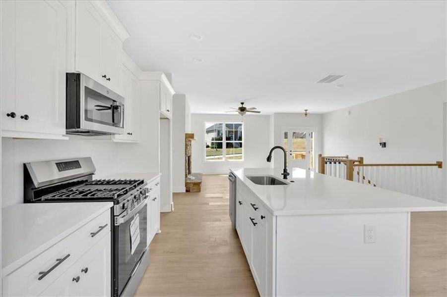 Furnished interior view inside a new home in , Douglasville (Image 5). Furnished interior view inside a new home in , Douglasville (Image 5).
